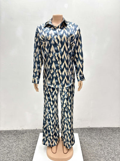 Traje Casual de Manga Larga Estampado - Image 13