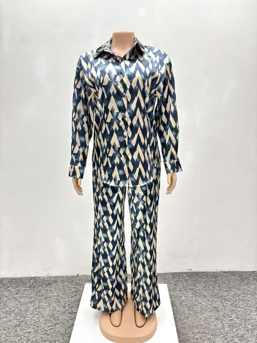 Traje Casual de Manga Larga Estampado - Image 13