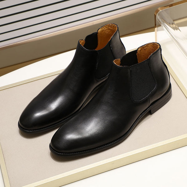 Zapatos Casuales de Cuero Genuino con Estribo para Hombre