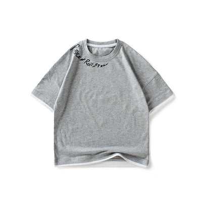 Playera de Manga Corta para Niños y Niñas Medianos y Grandes - Image 17