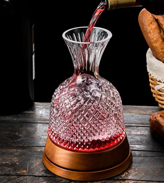 Juego de Decantadores de Cristal Rojo Vortex para Vino - Image 10
