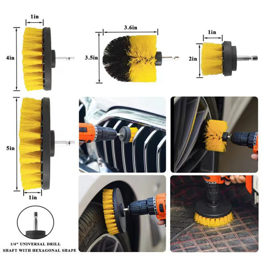 Kit de Limpieza Eléctrico Portátil para Auto y Hogar con Cepillo Rotatorio - Image 6