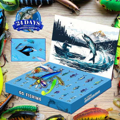 Calendario de Adviento Caja Sorpresa con Anzuelos de Pesca - Regalo Navideño para Pescadores - Image 5