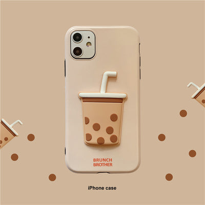 Funda para teléfono con diseño de té de perlas - Image 10