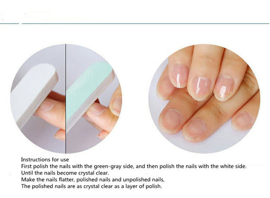 Tiras de Pulido Dual para Uñas - Herramienta Profesional de Manicura Reversible - Image 3