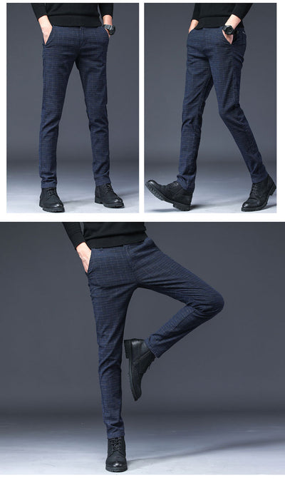 Pantalones Casuales Hombre Slim Fit Microelásticos Estilo Coreano - Image 6