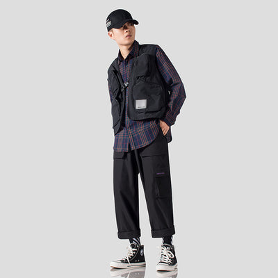 Pantalones Casuales Ajuste Relajado Versátiles Todo Terreno - Image 13