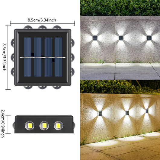 Lámpara Solar de Pared Espejo Convexo para Exterior - Iluminación de Jardín y Villa - Image 8