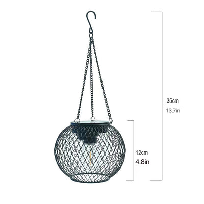 Lámpara Solar Colgante Minimalista para Jardín - Image 4