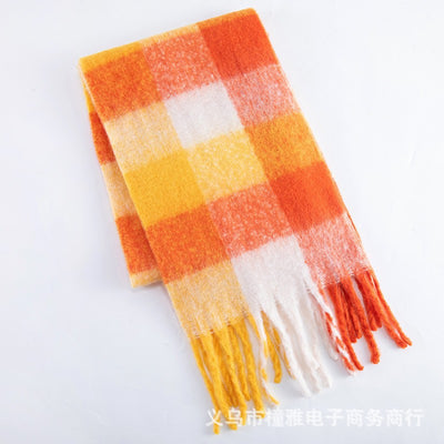 Bufanda Mohair Gruesa y Esponjosa - Abrigo Cálido de Lujo para Mujer - Image 33