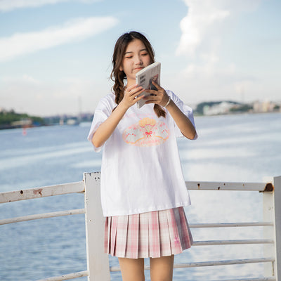 Playera Japonesa de Algodón Adorable para Estudiantes y Novias - Image 4