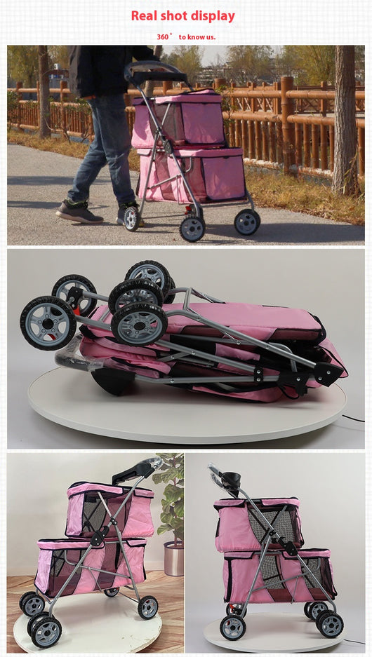Carrito Plegable Ultraligero para Mascotas Pequeñas - Image 9
