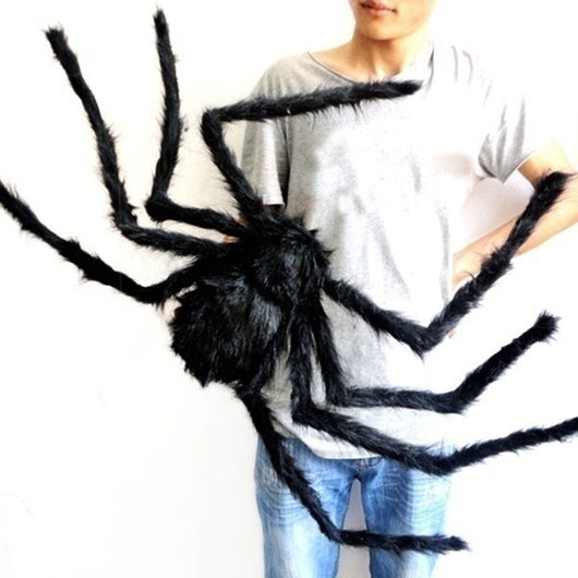 Decoración Halloween Araña Gigante y Fantasma Esponjoso para Casa Embrujada - Image 4