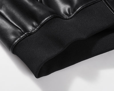 Chaqueta de Cuero PU Retro con Solapa - Estilo Alta Moda Europeo - Image 5