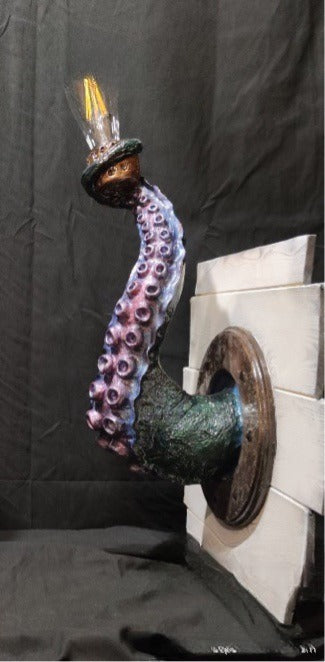 Lámpara de Pared Pulpo Retro con Tentáculos Luminosos LED - Image 9