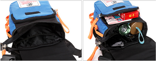Mochila Hombre Cuero Nobuck con Bolsillos Múltiples para Aventuras - Image 11