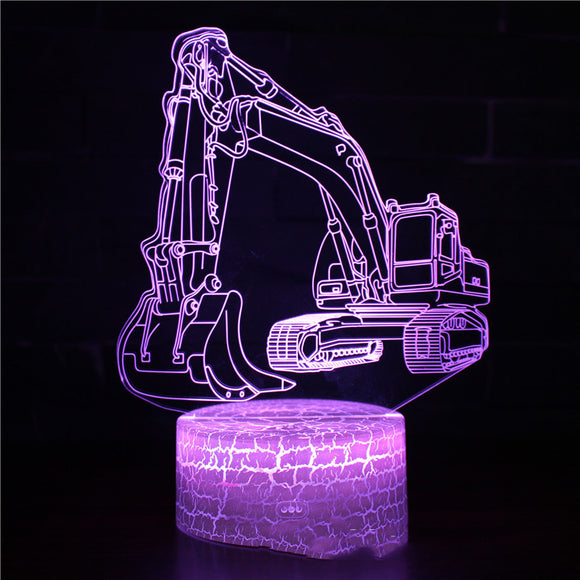 Lámpara Nocturna LED Multicolor con Control Remoto Táctil
