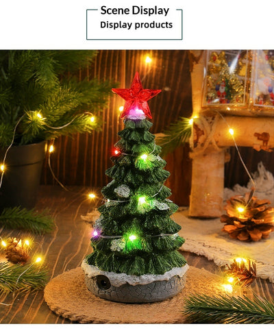 Caja de Música Árbol de Navidad Luminoso con Decoración Sonora - Image 9