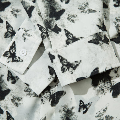 Camisa Suelta Estampado Floral Completo para Hombre - Image 5