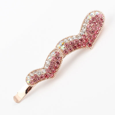 Accesorios para el Cabello con Pedrería en Forma de Corazón Estilo Coreano para Mujer - Image 5
