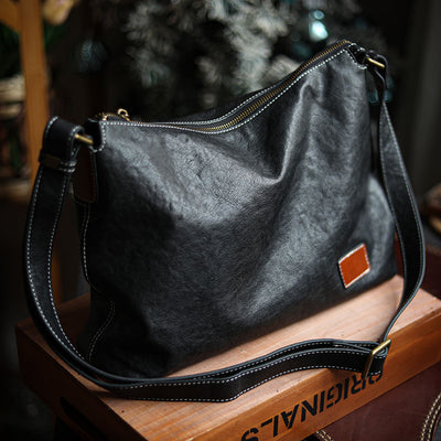 Bolsa Mensajera de Cuero Genuino para Hombre - Image 2