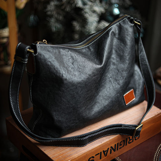 Bolsa Mensajera de Cuero Genuino para Hombre - Image 2