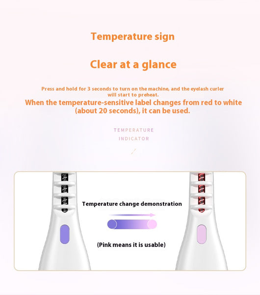 Rizador de Pestañas Eléctrico con Control de Temperatura 3 Niveles - Image 14