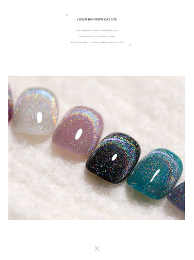 Esmalte de Uñas Efecto Ojo de Gato Láser Multicolor - Image 14