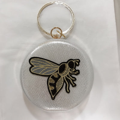 Cartera de Fiesta con Abalorios y Bordado de Abeja - Image 34