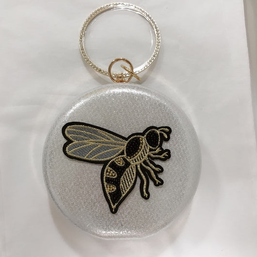 Cartera de Fiesta con Abalorios y Bordado de Abeja - Image 34