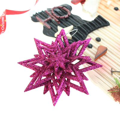 Adorno Navideño Colgante con Polvo Brillante - Image 4