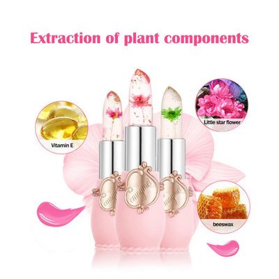 Bálsamo Labial Termocrómico Gelatina Floral - Brillo Hidratante Cambia de Color - Image 13