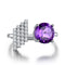 Anillo Ajustable con Topacio Azul - Diseño Abierto
