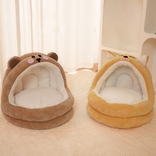Cama Térmica Acogedora para Gatos y Perros Pequeños - Nido Cálido y Confortable - Image 7