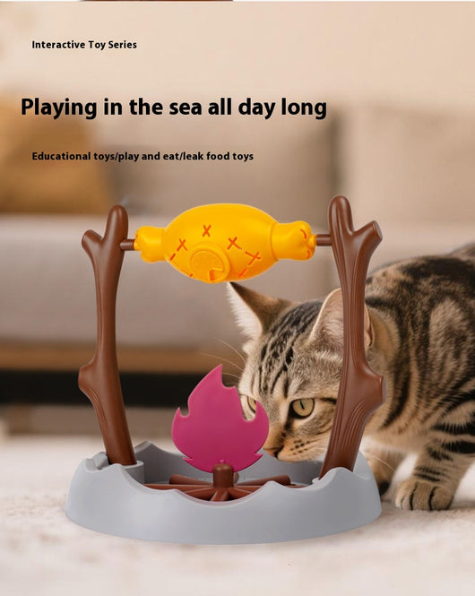 Juguete Interactivo Dispensador de Alimento Liofilizado para Gatos - Image 11