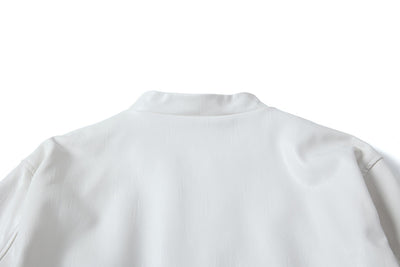 Chaqueta de Cuero PU Estilo Motociclista Americana con Parches - Image 9