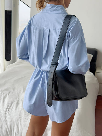 Conjunto Casual de Blusa con Botones y Shorts para Mujer - Image 12