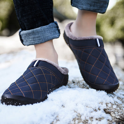 Pantuflas Térmicas de Algodón para Hombre con Suela Gruesa - Image 23
