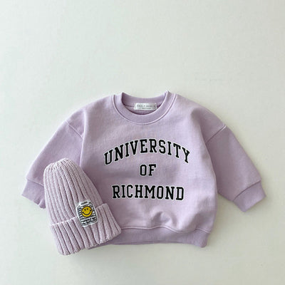 Sudadera Infantil Cuello Redondo con Alfabeto Brillante - Image 25