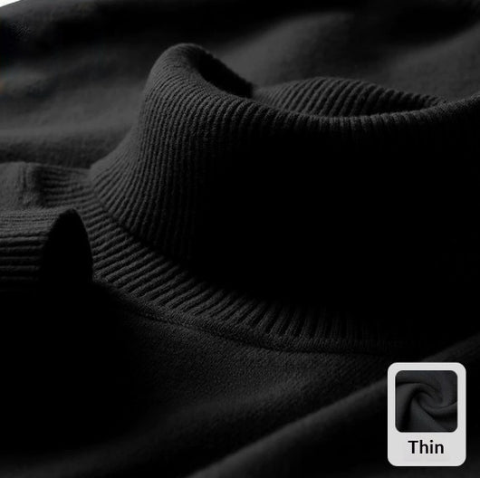 Suéter Tejido para Hombre Cuello Alto Cálido y Suave - Image 4