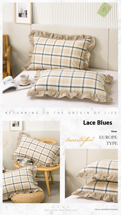 Funda de Almohada 100% Algodón con Volantes - Individual Lavado - Image 31