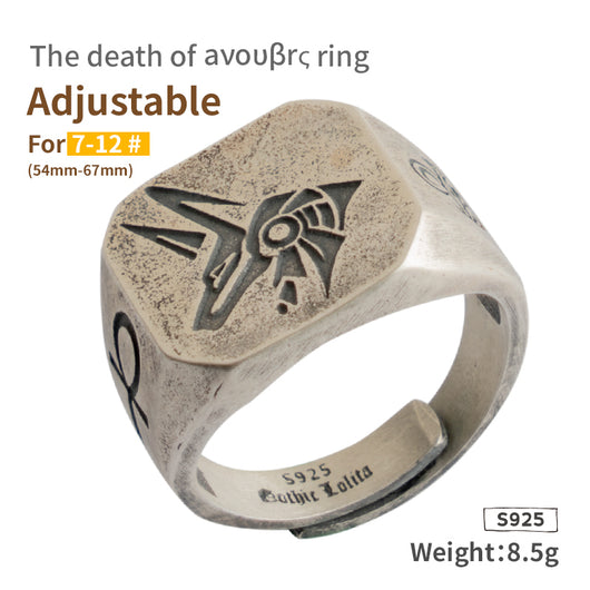 Anillo de Plata Tailandesa Ojo de Horus - Símbolo Egipcio de Protección - Image 4