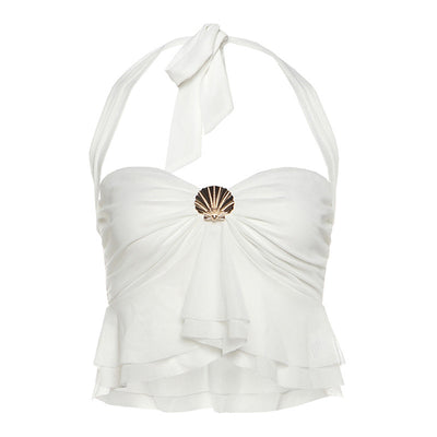 Chaleco Top Metálico con Botones para Mujer - Estilo Hot Girl - Image 6