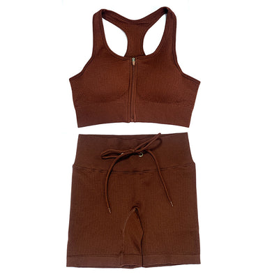 Conjunto Deportivo Mujer: Top y Shorts Costilla Ajustado - Image 8