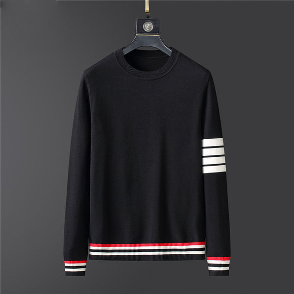 Suéter Grueso de Cuello Redondo para Hombre - Largo Invierno