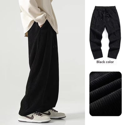 Pantalones de Pana Rectos Anchos con Forro Polar - Pantalones Casuales Cómodos - Image 3