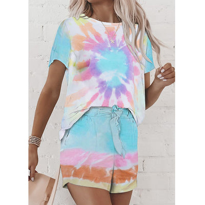 Pijama Tie-Dye de Dos Piezas para Mujer - Cómodo y Fresco - Image 13