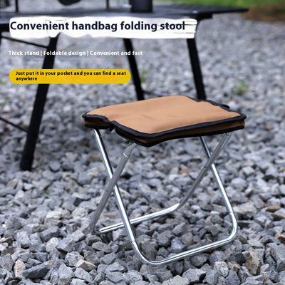 Taburete Plegable Ultraligero de Aluminio para Camping y Pesca - Image 4