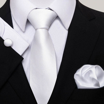 Conjunto de Corbata, Pañuelo y Gemelos para Hombre - Elegancia Empresarial - Image 35