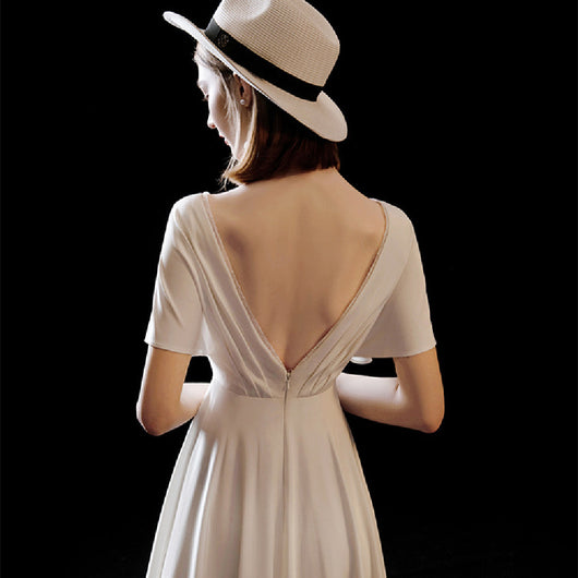Vestido de Novia Satén Blanco Premium - Image 11